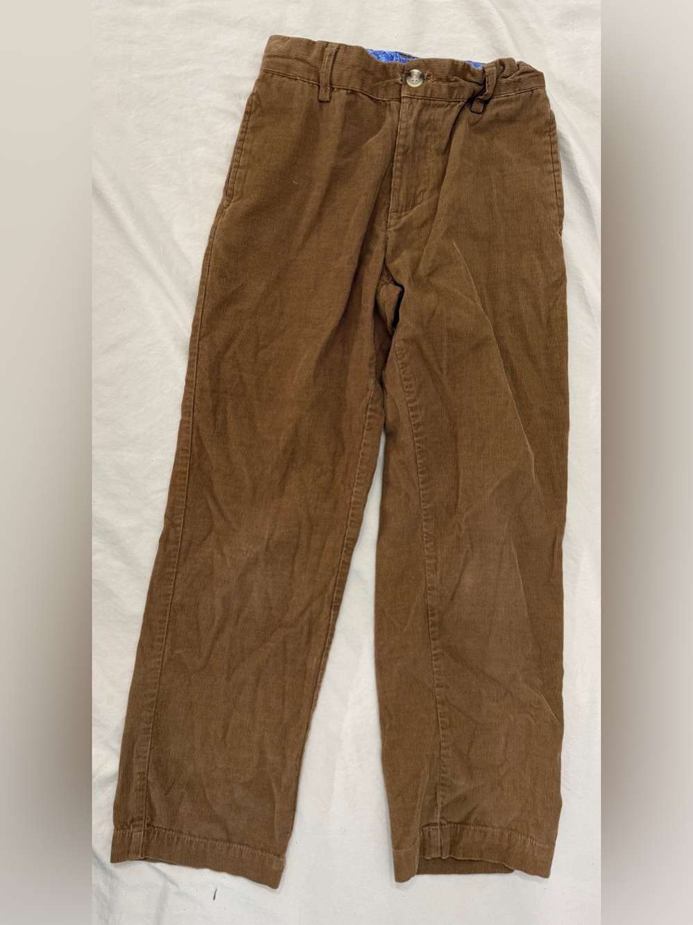 Kids Brown Corduroy Casual Pants